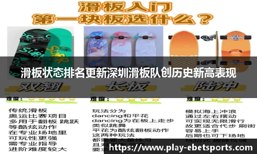 滑板状态排名更新深圳滑板队创历史新高表现